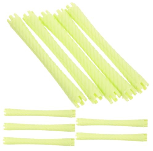 Gogogmee Bigodini Per Permanente Giapponesi Con 8 Numeri 10 Pezzi in Plastica Per Donne E Ragazze Per Corti Colore Casuale
