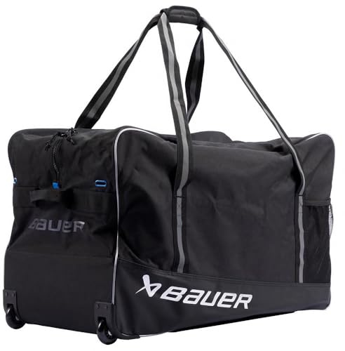 Bauer Hockey Core Wheel Bag '24 (nero, Senior/Large (88,9 x 50,8 x 45,7 cm)