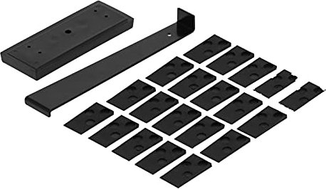 Floor Install Kit for Laminate Hardwood Flooring, Includes Pull Bar, Tapping Block Spacers, sturdy PP ABS Iron Construction, Black, Essential Tools for Glue or Glueless Instal