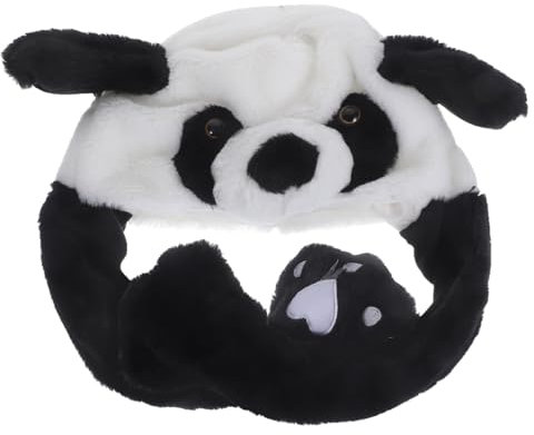 Toddmomy Plüschhut Cartoon Panda Festhut Requisite Cosplay Plüsch Hut Festliche Kopfbedeckung Panda Hut Lustiger Kostümzubehör