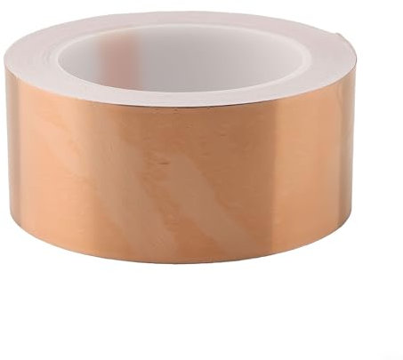 Ruban de protection anti-escargots en cuivre pour parterres surélevés, pots de fleurs, planteurs, feuille conductrice (50 mm x 20 m)