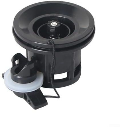Válvula de barco inflable de 8 agujeros de conexión rápida para kayak, balsa, bote y colchón de aire, diseñado para una retención de aire fiable de 30 PSI (negro)