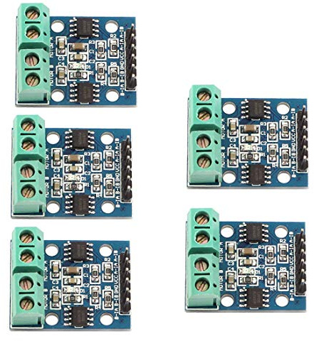 Hailege 5pcs L9110S DC Motor Drive Modul Schrittmotor Antrieb Controller Board 2,5-12V H-Brücke Kann gleichzeitig einen Dual-Gleichstrommotor oder einen 4-Draht-2-Phasen-Schrittmotor antreiben