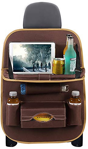 KUANDARMX dauerhaft Auto Rückenlehnenschutz, Auto Rücksitz-Organizer Kick-Matten-Schutz für Kinder, Auto Rückenlehnentasche Rücksitzschutz, Rücksitz Organizer Auto mit ipad Tablethalter Geschenk