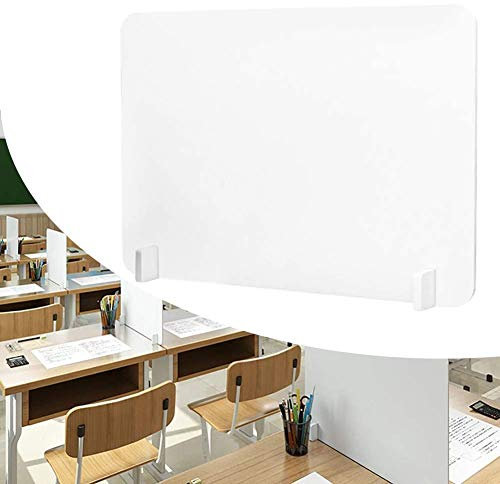 Hustenschutz Niesschutz Schreibtisch Isolation Brett Acryl Anti-niesen Schutzbarriere, Geeignet for Supermärkte, Banken, Büros, Lebensmittelgeschäfte, Leicht zu montieren