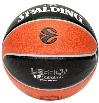 Spalding 77100Z basketbollar svart/orange 7
