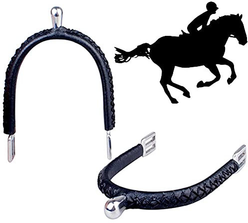 Sporen/britische Sporen, mit Gummi überzogene Sporen mit weicher Haptik - Sporen mit Kugelkopf