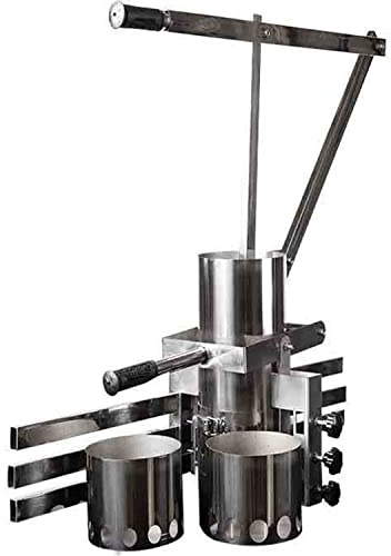 Macchina per polpette in Acciaio Inox,Macchina Manuale azionata a Mano per polpette di gamberi e Pesce, Strumento di Stampo per polpette vegetali,Macchina formatrice con Design Facile da Usare