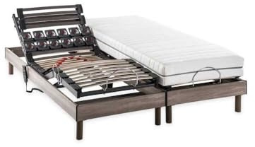 Deko Dream Matratze Set+Ergo 2 Dreamzone Elektrische Entspannung Box Spring - 2x80x200 cm - Matratzen Süße