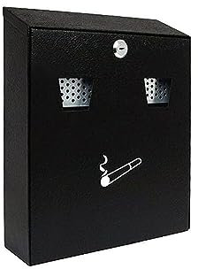 1 x 1 Pack Wall Mount Ash Bin Lockable Bar Flats Mess Free Easy Install