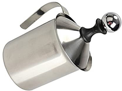 BESTonZON Montalatte Manuale Crema in Polvere Per Caffè Brocca Di Schiuma Di Caffè Latte Produttore Di Schiuma Di Latte Manuale Cappuccinatore a Pompa Manuale Perlato Tazza Di Schiuma