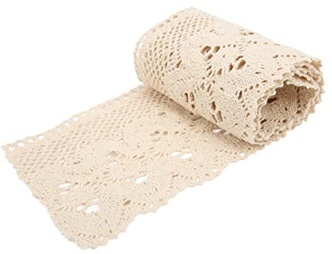 Nastro in pizzo di cotone, Pizzi E Merletti, Nastro In Pizzo All'uncinetto, 10 cm Pizzo per Decorazioni, stile vintage floreale all'uncinetto, per Cucire Artigianato Decorazioni Nuziali Scatole Regalo