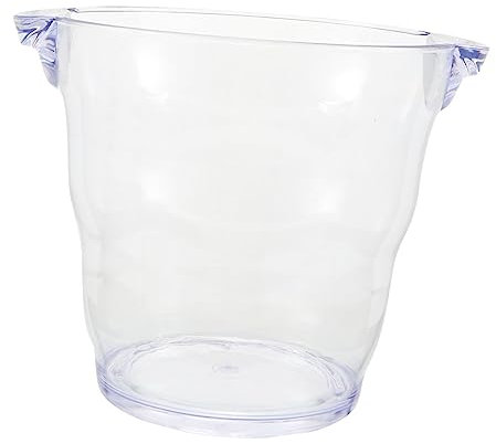 Zerodeko 1pc Ice Bucket for Parties and Celebrations Round Cooler for Bars and Ktv Stylish Beverage Chiller for Wine and Cocktails