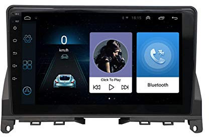 9 HD Touch Screen Car Stereo for B-Enz C-Class W204 (2007-2010) - Android 10.0, GPS Navigation, FM/RDS, Bluetooth, Reverse Camera, CarPlay Enabled
