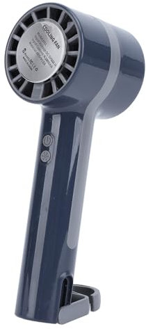 Brrnoo Ventilador Portátil de Enfriamiento de Mano, Mini Ventilador de Compresa Fría USB USB Recargable de Enfriamiento Rápido y Tranquilo Ventilador Personal Pequeño con Hoja de (Azul