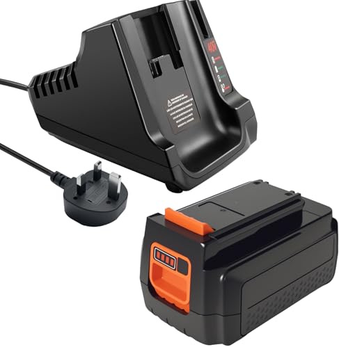 36V 2.5AH Lithium Battery and Fast Charger Combo Compatible with Black & Decker 36V Volt Battery BL2536 BL2036 BL1536 BL1336 BL20362 LBX1540 LBX2540 Cordless Power+ Tools