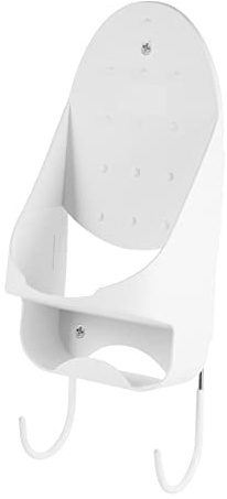 DIYEAH Soporte de Planchar de Pared Colgador Práctico para Tablero de Planchar Organizador de Almacenamiento Resistente al Calor para Hogar Oficina y Habitaciones de Hotel Diseño Compacto