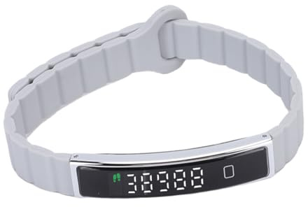 SENECESLI Smart Armband, Tragbare Aktivitäts- und Fitness -Tracker -Band, Unterstützt eine Breite Palette von Übungsmodi, das Abdichtungsdesign, die Automatische Überwachung Tragbarer (Silver)
