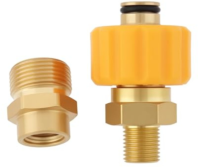 Briny River Pressure Washer Adapter TR22 IG Easy Lock to M22 AG Compatible with Kärcher HD HDS ProHD Series with TR22 Easy!Lock Thread