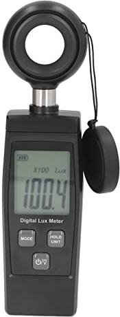 PODSJD Digital Illuminance Meter, Handheld Light Meter, 0–200,000 Lx, ABS, Mini Portable, LCD Display - Accurate Readings, Energy Saving, Ideal for Labs, Offices, Industrial Inspection