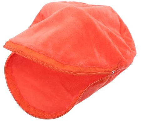 TOBBOMEY Copri Scaldamani Rotondo in Panno Morbido con Zip Fodera Isolante Anti-scottatura per Borsa Acqua Calda Protezione per Scaldamani Elettrici e Gel Portatile e Leggero per Uso