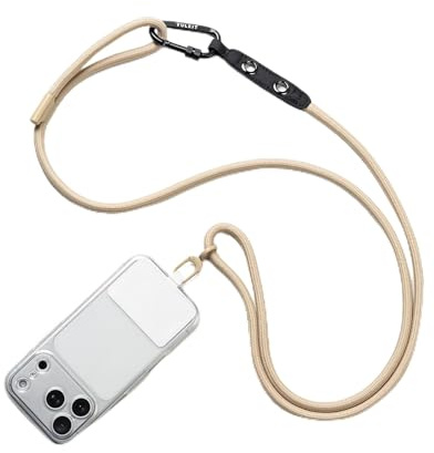 VULKIT Crossbody Phone Lanyard with Tether Tap Adjustable Nylon Neck Strap Phone Lanyards for iPhone and Android Mobile Phone Accessories