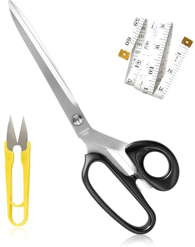 flintronic Forbici da Sarta, professionale, 25cm Forbici in Tessuto, per tagliare tessuti, vestiti, pelle