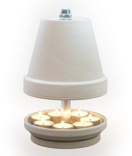 NTS-Serie-Granit- G-L-16 6 TEELICHTER, Teelichtlampe in Granit-Weiß – Teelichtlampe Notheizung * Hornet-Products die Teelichtofen Manufaktur * IN 2022 ÜBER 18000 Produkte VERKAUFT