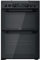 Hotpoint 60cm XXL Capacity Double Oven Gas Cooker - Black