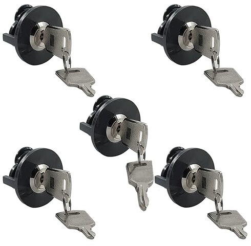 Serrure à prise,Verrou de prise avec clé,Verrou pour prise électrique, Cache prise electrique,Protege prise electrique bebe,Sécurité de Prise -Protection Contre Le vol d'énergie(5 pièces)
