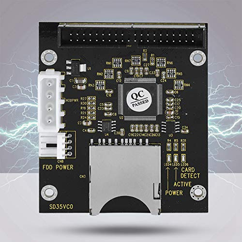 Yctze Adaptateur Mâle 40 Broches pour IDE Adaptation vers Divers Modes De Transmission De Données Compatible avec Système Spécification 2.0 Carte Mémoire SD .0
