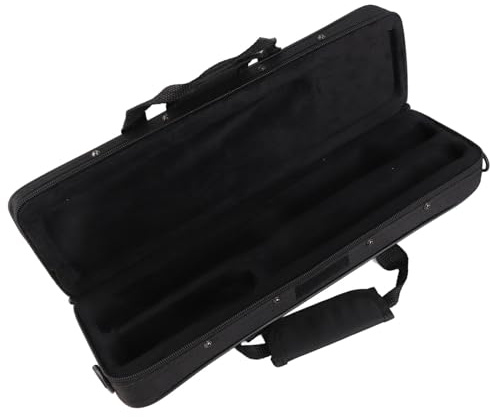 Case di Flauto Resistente All'usura Oxford in Tessuto in Tessuto per 16 Buche Flauto, Comodo Borsa da Trasporto per Accessori per Flauto