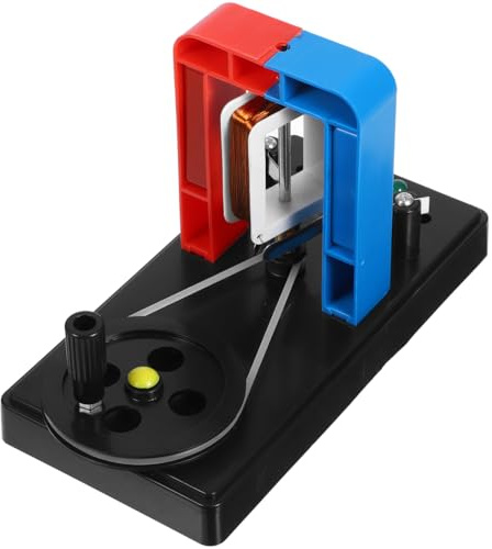 GALPADA Handgenerator Für Schülerexperimente Tragbares DIY Manuelles Stromerzeugungsgerät Für Physikalische Elektrizitätsprojekte Sicher Langlebig Und Einfach Zu Bedienen