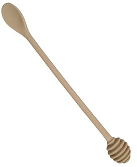 Alipis Cuchara De Nailon Recubierta De Silicona para Miel Cuchara De Mango Utensilios De Cocina para Miel para Cocina y Desayunos