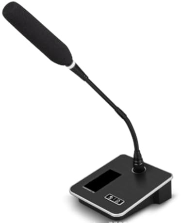 Koolenry Professional Desktop Gooseneck Microphone GSN10 with XLR 5V Power Supply for Live Conference Audio Recording