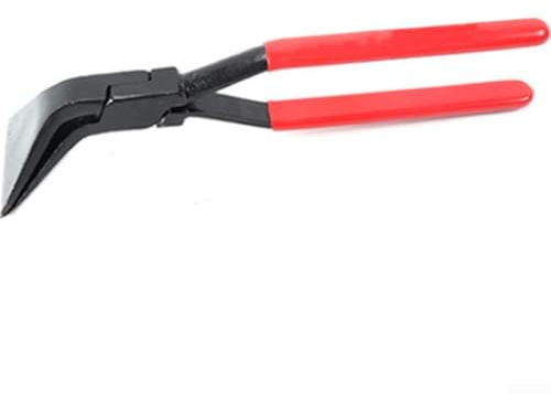 Springwillfly Lot de pinces pliantes en acier avec poignée antidérapante pour plier les tôles de fer, types de mâchoires 180°/90°/45°, construction en acier carbone (45°)