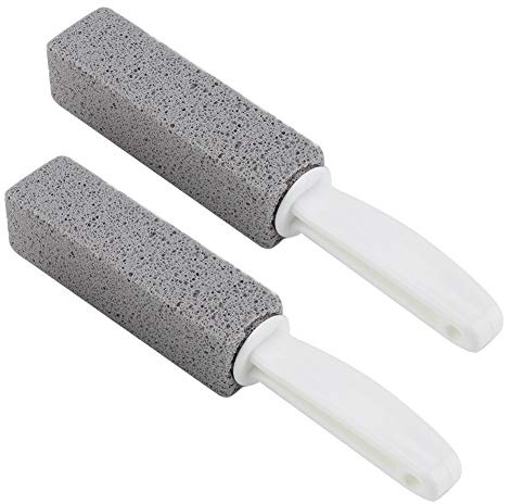 Baguette de Nettoyage en Pierre Ponce Robuste et écologique pour Cuvette de Toilette, Brosse à récurer, élimine Les Taches, la Rouille, la moisissure, Les Anneaux d'eau Dure pour