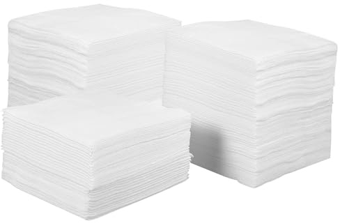 VINTORKY 400 Make Up Entferner Pads aus Vliesstoff Feucht Trocken Anwendbar 10X10cm Kosmetik Reinigungspads für Gesicht Poren Praktische Einweg Wattepads für Reisen und Alltag