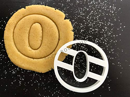 Alphabet Letters 3 Sizes Cookie Cutters Fondant Cake Decorating (Letter O, 3)