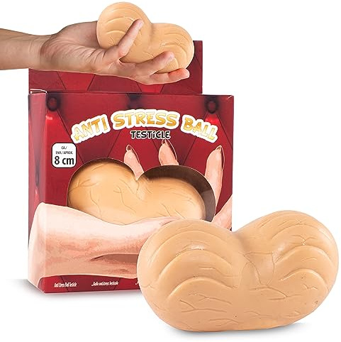 Anti Stress Hoden EIN Scherzartikel für Erwachsene Realistische Hoden zum kneten – lustige Geschenke für Frauen Anti Stress Ball für Erwachsene JGA Frauen Squeeze Toys