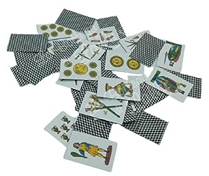 Carte da Gioco per Presepe- Accessori Per Presepe (per statue da 15-20 cm)