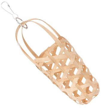 minkissy 1pezzi Per Pappagalli Gancio Masticare e Foraggiare Utensile Per Uccelli Pratico e Naturale Accessorio Per Orale Dei Pappagalli