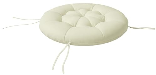 Outsunny Trädgårdsstolsdyna, sittdyna för månstol, sittdyna med 10 cm tjock stoppning, stolkudde, polyester, beige