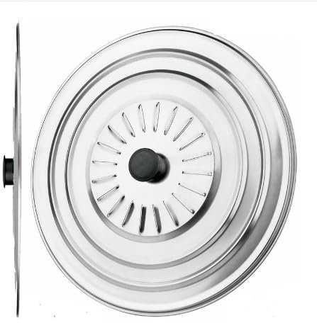 Super Mundo - Tapa metálica para sartenes y ollas, Multiusos Anti Salpicaduras,Tapa con Mango ergonómico 40 cm(47310)