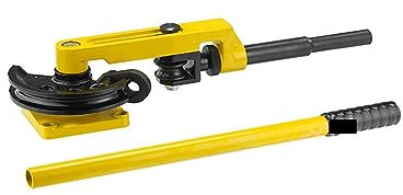 VChics Manueller Rohrbieger, Durchmesser 10–16 mm, mit 1 Matrizen-Set, multifunktionale Stahl-Kupfer-Rohrbiegemaschine, U-förmiges verzinktes Rohr Hydraulisches Werkzeug (Color : 0, Size : 12mm)