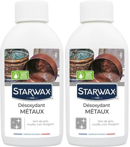 STARWAX Décapant Désoxydant pour Métaux - 250ml - Idéal pour Éliminer les Fortes Traces d'Oxydation (Lot de 2)