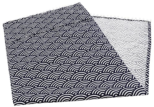 Abdeckung für Waschmaschine aus Baumwollleinen 55x130 Cm | Staubschutz für Kühlschrank und Gerät, Dunkles Design, Inklusive Aufbewahrungstasche