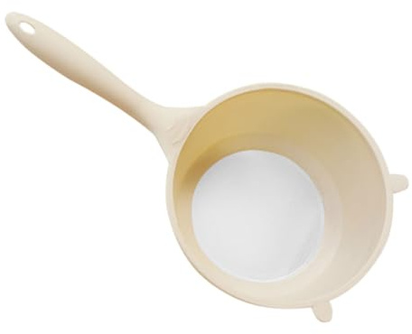 Mobestech Colador De Malla Fina Para Lavar Arroz Cesta Escurridora De Plástico Escurridor Para Cocinar Colador De Arroz Reutilizable