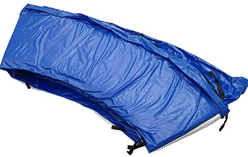 Tappetino di sicurezza impermeabile per trampolino da esterno, tappetino di sicurezza per lettini da salto, imbottitura non porosa, bordi rotondi, protezione anticaduta per bambini.