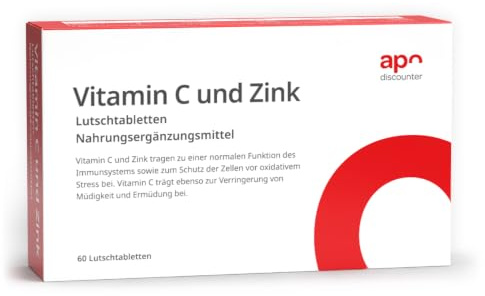 Vitamin C und Zink Lutschtabletten von apodiscounter 60 stk